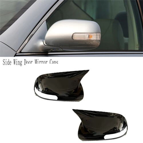 Coques de Rétroviseur pour   E140 E150 2006-2013, Noir Brillant 2