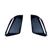 1 Pair Fog Lamp Grille Frame Fog Lamp Cover Strip Decorative Cover Front Lower Bumper Trim for RS7