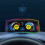 P4 OBD+GPS HUD 6.2 Inch LCD Screen   Display Multi-Function  Speed Turbine Accelerometer Slope Hud Meter 8