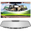 Espelho retrovisor universal com ajuste de 360 graus, convexo, panorâmico, grande angular, antirreflexo e fácil de instalar em carros e SUVs. 1