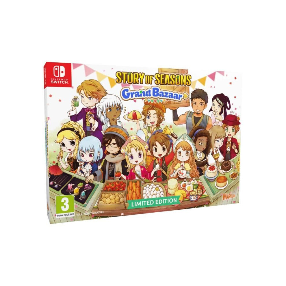 STORY OF SEASONS: Grand Bazaar - Limited Edition Switch - BRAND NEW AND SEALED - Image 3