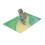Spring Flower 3D Greeting Card with Envelope, Thick Paper, Note, 7.0x5.0in 1