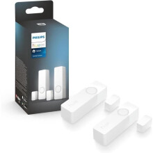 Sensori di contatto - Philips Hue - Secure - x 2 - Porta o finestra - Installazione facile - Controllo tramite l'app - Bianco