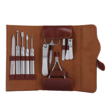 Grooming Kit For Salon Or Personal Use, Portable Nail Clipper Set With High-Quality Steel Tools, Perfect For Hand, Foot And Face Care (10Pcs)