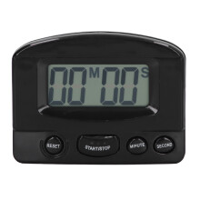 Velký LCD displej s časovačem, automatický reset s odpočítáváním, kuchyňská funkce pro polévku, sport, experimentování