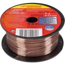 Industrial Copper-Plated Steel Welding Wire, Diameter 0.8 mm, 1 kg Spool, 31232