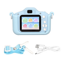 Fotocamera per selfie antiurto, fotocamera digitale in materiale atossico per bambini, materiale ecologico che promuove la sicurezza, buona qualità,