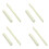 4 Set Ivory Bone Bridge Saddle and Nut for 6 String Acoustic Guitar 1