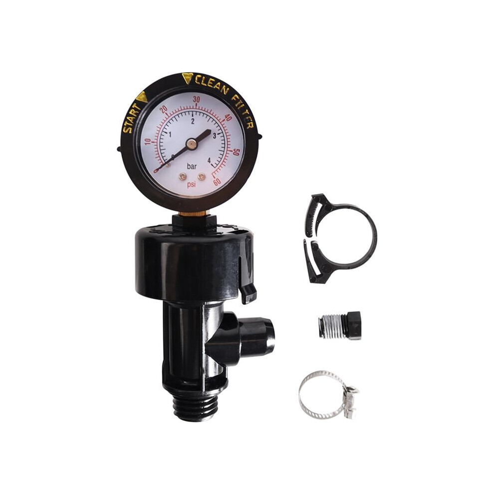 98209800 High Flow Manual Relief Valve/Air Relief Manual Valve Assembly With Pressure Gauge For Pool And Spa Filter 6033779507559