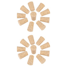 Wood Bottle Stopper,Soft Wood Corks,Tapered Cork Wooden Beer Bottle Stopper for Wine Making ,for Wine Bottle 60Pcs