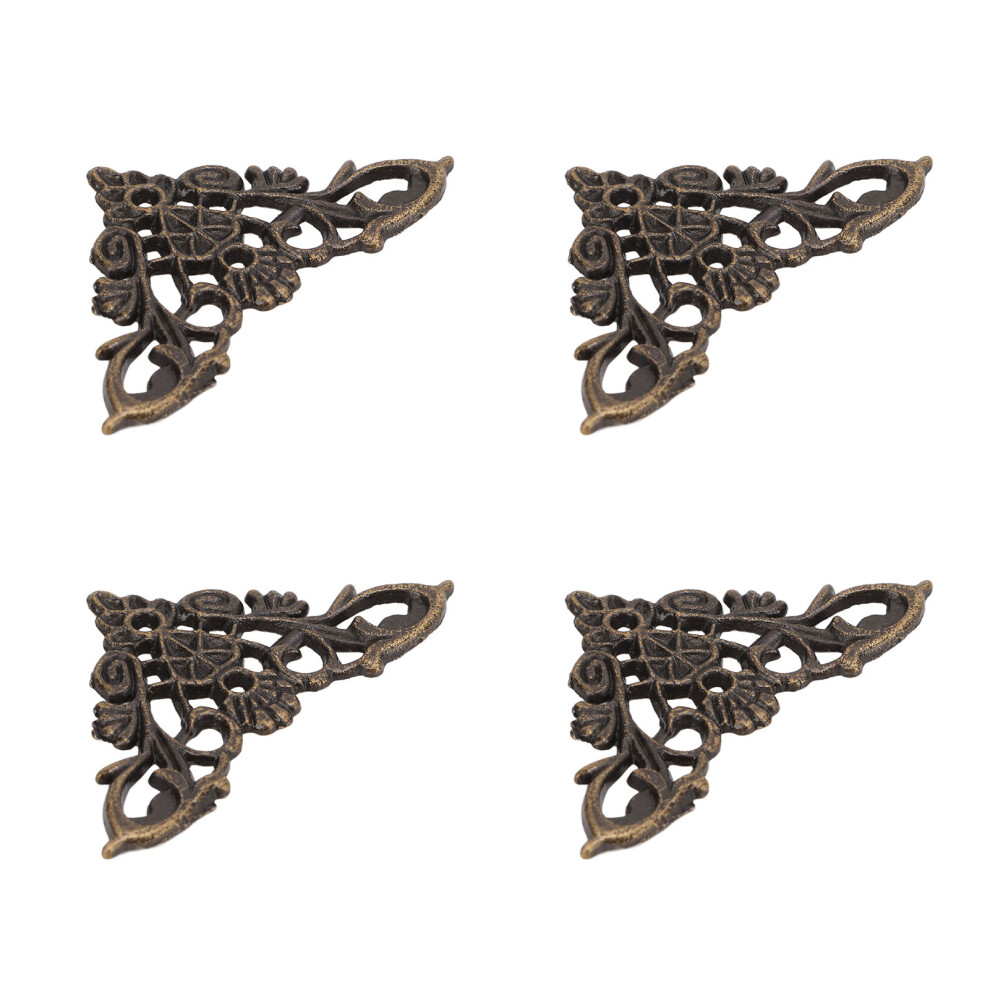Corner Guards Zinc Alloy 20Pcs Elegant Retro Corner Protectors for Cabinets