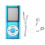 Αναπαραγωγέας MP3 32GB Κάρτα TF Bluetooth 5.0 Ραδιόφωνο FM Μπλε 1