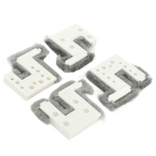 Windproof ABS Window Lock Stopper 88 Type Dustproof Seal Block