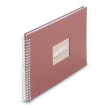 Album Ă spirale - Fine Art - 36 x 32 cm - 50 pages blanches - Couleur Terra