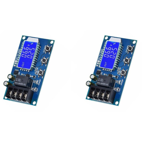 2X Lead-Acid Lithium Battery Charger Module 6-60V 10A LCD Display Control Overcharge Protection Board Automatic Charging