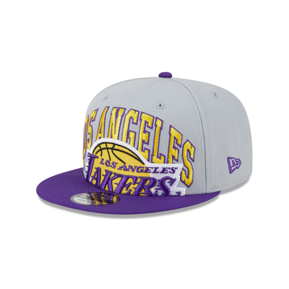 New Era La Lakers Tip-Off Mens Nba Authentics 9Fifty Cap Grey