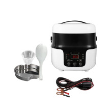Vehicle 2L Mini Travel Rice Cooker 12V 24V Multipurpose 20x20cm Food S