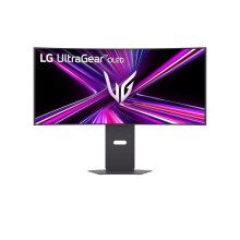 LG Pelimonitori Kaareva - 34" - UWQHD - 240Hz - OLED-paneeli - 0,03ms - Korkeussäädettävä - 34GX900A‑B