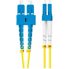 Lanberg SM SC/UPC-LC/UPC DUPLEX 3,0 mm LSZH G657A1 1 m gul fiberoptisk patchkabel