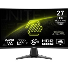 Pantalla Gaming - MSI - MAG 276CXF - 27 pulgadas - Ultra HD 3840x2160 - Tiempo de respuesta 1ms