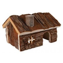 Trixie 6160 Natural Living Hendrik XL Hamster House 20 x 13 x 13cm - Large - house hendrik natural hamster large trixie sizes wooden cage 6160 13