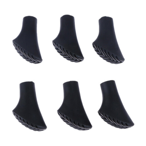 6x Trekking Pole Tips End Tip Buffer 11mm Hole Diameter Replacement Ti