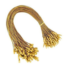 1000Pcs Gold Christmas Ornament Hanger Rope, Christmas Ribbon Ornament Hook Buckle for Christmas Cord Lock Cord