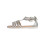Geox Geox Karly Sandalen - Silber 1