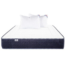 Materasso - Nuvola - 160 x 200 cm - Schiuma ad alta densità - Spessore 24 cm - 2 cuscini