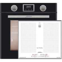 Kaiser Quattro Set, EH 6326 sp Quattro elettrico, Autonomo, 79L+ KCT 67 FIW La Perle Piano a induzione