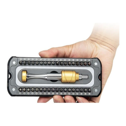37 in 1 Screwdriver Set Precision Magnetic Screw Driver Bits  Tool Case Dismountable for  Home PC Phone Repair 2