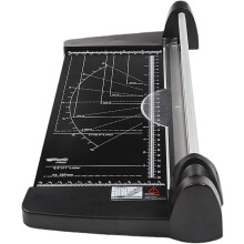 Stackable paper cutter, portable guillotine cutter for scrapbooking with protection, standard cutting for paper, photos, or labels, A4 size.
