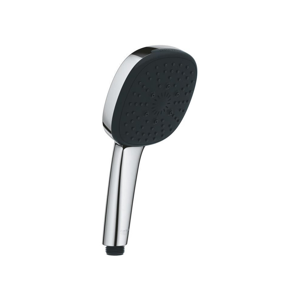 Grohe Vitalio Comfort 110 - Hand Shower (Square 11 Cm Shower Head, 3 Sprays: Rain, Jet & Massage, Anti-Limescale System,