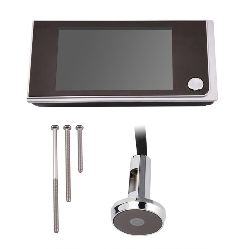 Digital Peephole Viewer With LCD Screen120Degree Wide Angle Night Vision Clear Image Home Security System