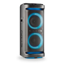 NGS Wild Space 2 Enceinte Portable, Compatible Technologie Bluetooth, True Wireless Stereo, Caisson de Basses, Double Tweeter