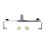 12~20inch Paint Roller Frame for Ceilings Extension Pole Large Area Br 1