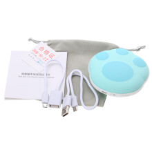 Oplaadbare handwarmer in de vorm van een berenpoot voor buitenavonturen en comfort binnenshuis, met stijlvol kattendesign en duurzame ABS-constructie.