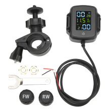 Draadloze bandenspanningsmeter voor motorfietsen, realtime monitoring van gegevens, verlenging van de levensduur van de banden, veiligheid voor de