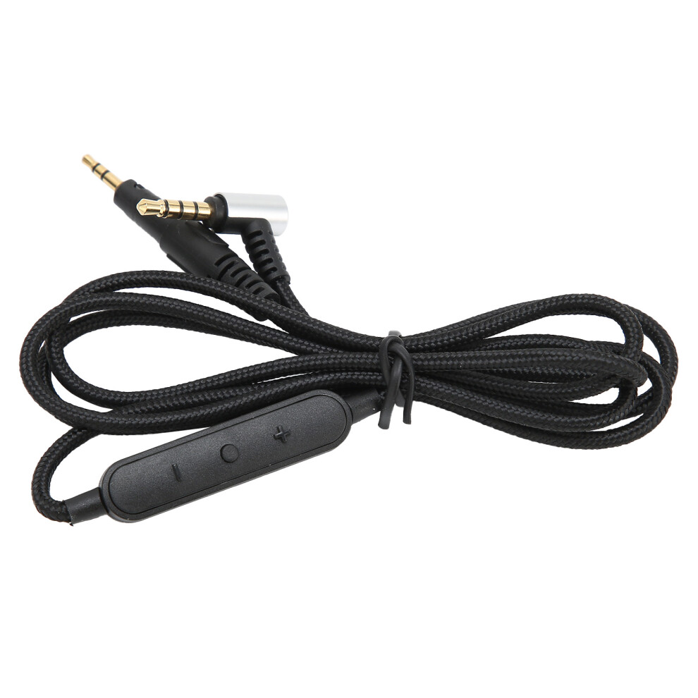 3.5Mm Audio Headphone Cable For M40x M50x M70x, 1.2M Cord Black 8451378602921