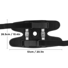 Bequemer Knieband mit EVA-Stoßdämpfung & Aluminiumplatten