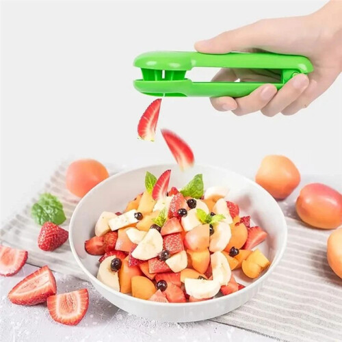 Grape, Tomato, , Strawberry Cutter, Multi-Function Vegetable and Fruit Cutter, Bladeless, Children'S Products 2