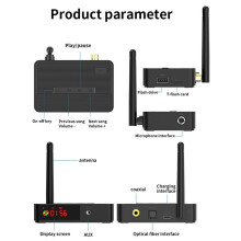 5.3 Receive Transmitter Adapter HIFI Sound Quality NFC Remote Control Stereo AUX Coaxial Fiber Optic Adapter