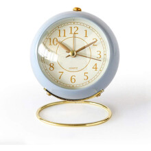 Relógio analógico retrô decorativo, ajuste de hora fácil, mecanismo silencioso, design sem fio, funciona a bateria, ideal para sala de estar,
