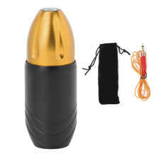 Caneta rotativa ergonômica para tatuagem, com estrutura em liga de alumínio, funcionamento estável e baixo ruído, ideal para artistas