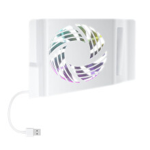 Side-Mounted Cooling Fan with LED Light Game Console Cooling Fan for PS5 SLIM Game Console Accessori