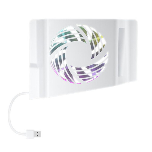 Side-Mounted Cooling Fan with LED Light  Game Console Cooling Fan for PS5 SLIM Game Console Accessori