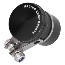 Universal Motorcycle Brake Fluid Reservoir Oil Cup CNC Aluminum Black