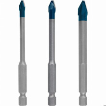 Broca Hard Ceramic Hex-9 Expert BOSCH Ø 5/6/8 mm - 3 peças - 2608900595