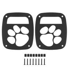 Tartós hátsó lámpaborítások Jeep TJ Wranglerhez, rozsdaálló porbevonattal és egyszerű barkácsfelszereléssel, kompatibilis az 1997-2006-os