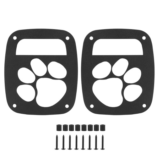 Ανθεκτικά καλύμματα πίσω φώτων για Jeep TJ Wrangler με ανθεκτική στη σκουριά